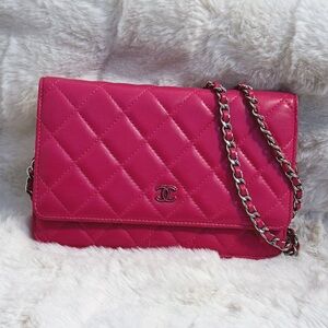 Chanel Pink Wallet on Chain Bag